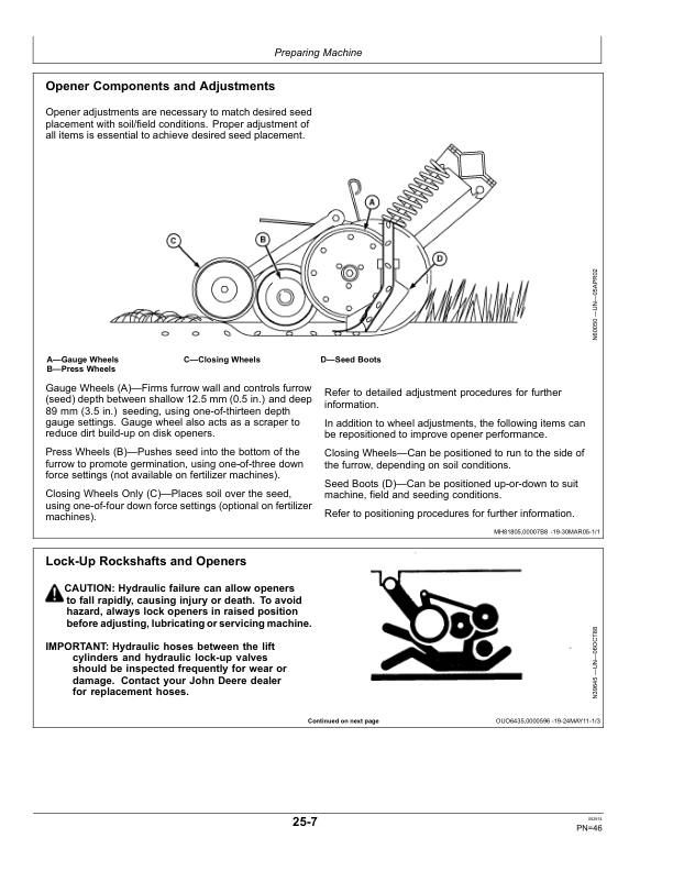 John Deere 1890 & 1895-SFP No-Till Air Drills North America & Australia Edition (760101-765100) Operator’s Manual (OMA100199) Workshop Guide