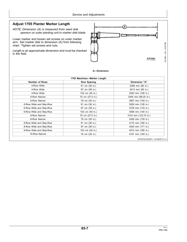 John Deere 1705, 1715 & 1735 Integral Planters Worldwide Edition (765101- ) Operator’s Manual (OMA103723) Workshop Guide