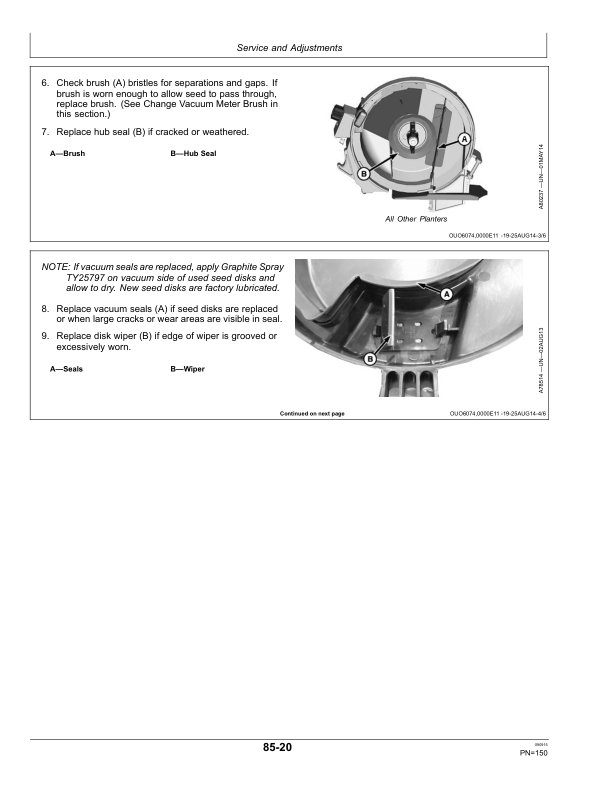 John Deere DB60T Twin-Row Planter (72 Row, 20 inch)North America (765101-) Operator’s Manual (OMA104560) Workshop Guide