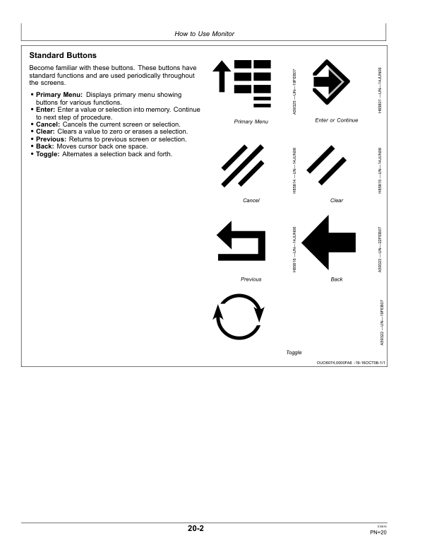John Deere SeedStar 3 HP Monitorsfor Max Emerge Planters North America (770101- ) Operator’s Manual (OMA106222) Workshop Guide