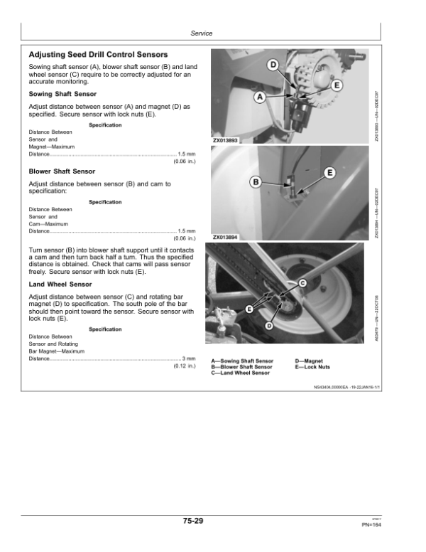 John Deere 750A Grain Drill Operator’s Manual (OMA110491) Workshop Guide