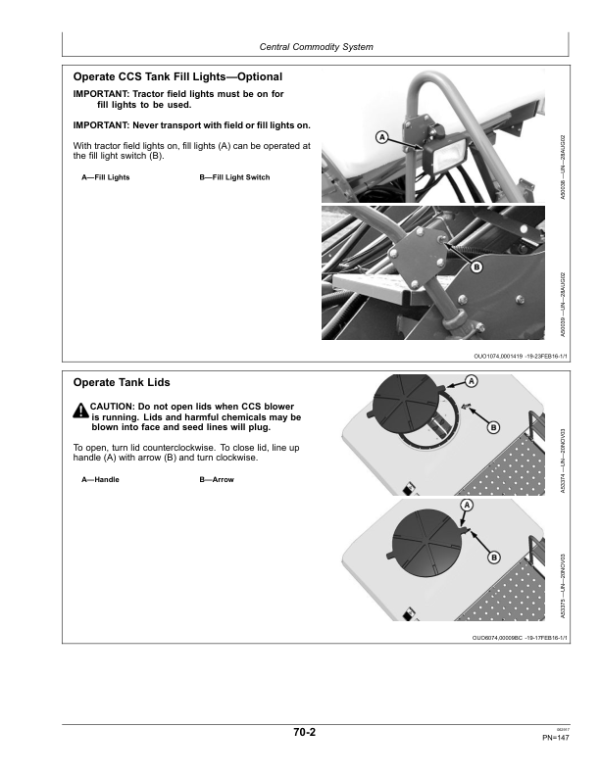 John Deere 1795 ExactEmerge & MaxEmerge 5e Planters Operator’s Manual (OMA110709) Workshop Guide