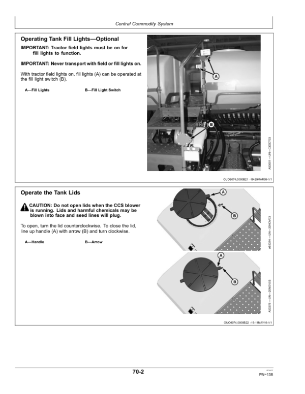 John Deere DB Series ExactEmerge, MaxEmerge 5e Planters Operator’s Manual (OMA110767) Workshop Guide