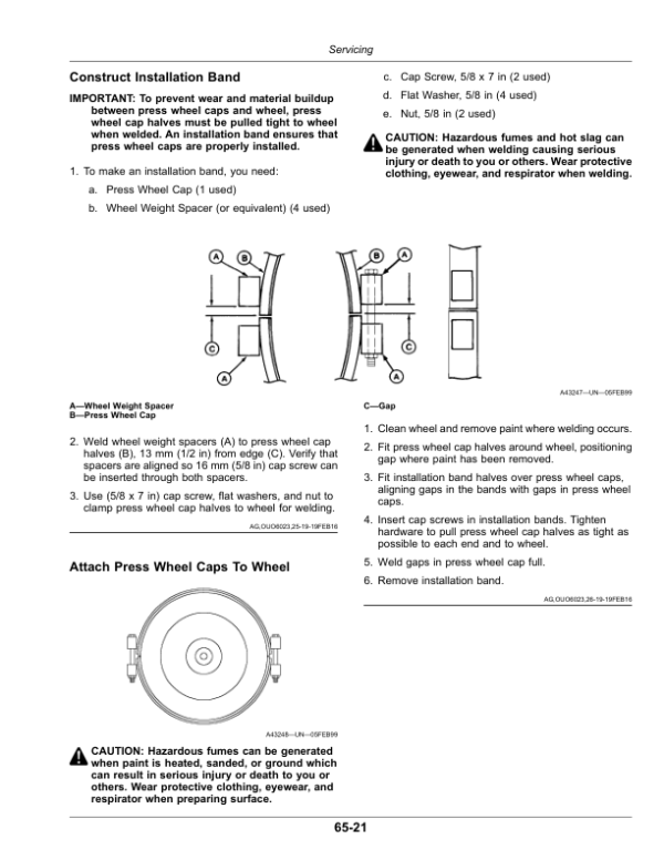 John Deere 1830 & 1835 Flex Air Hoe Drills Operator’s Manual (OMA114829) Workshop Guide