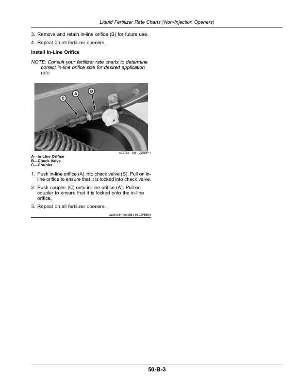 John Deere 1725 MaxEmerge 5, 1725 CCS MaxEmerge 5 Planters Operator’s Manual (OMA120307) Workshop Guide