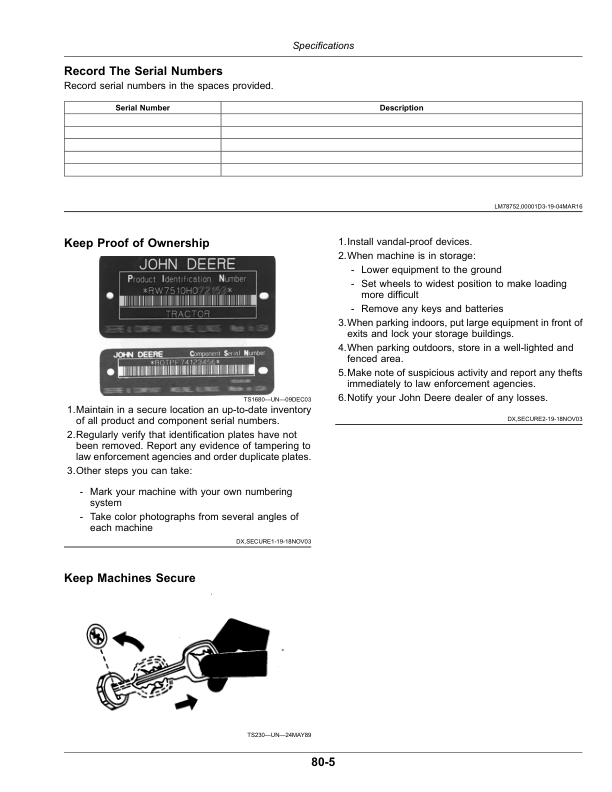 John Deere 1725C ExactEmerge, 1725C MaxEmerge 5e Planter Operator’s Manual (OMA120385) Workshop Guide