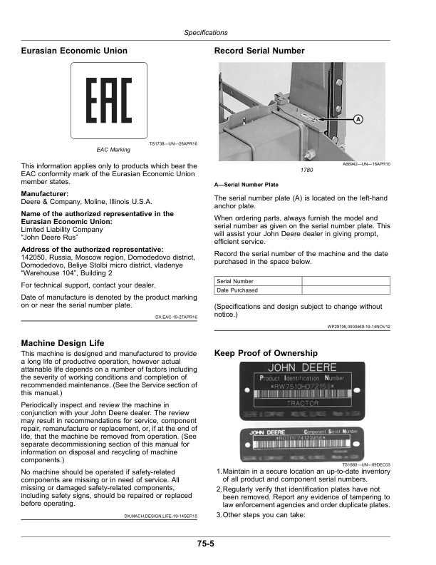 John Deere 1785 12-Row Convertible Planters Operator’s Manual (OMA120478) Workshop Guide