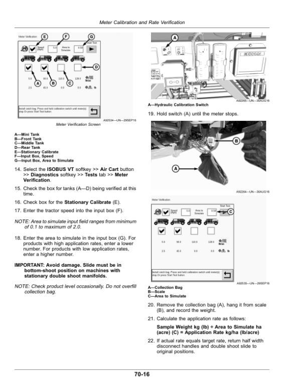 John Deere C850 Commodity Air Cart Operator’s Manual (OMA120832) Workshop Guide