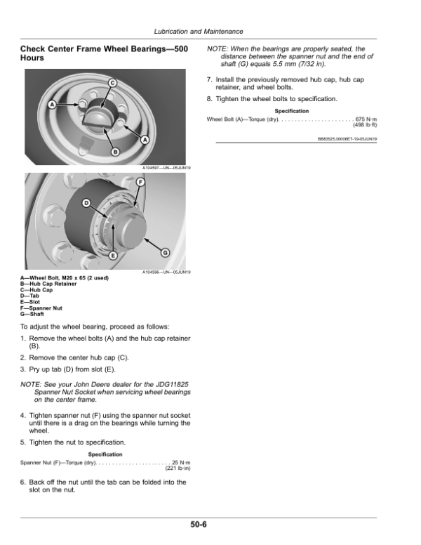 John Deere 1890 No-Till Air Drill 15.2 m (50 ft), 18.3 m (60 ft) Operator’s Manual (OMA120874) Workshop Guide