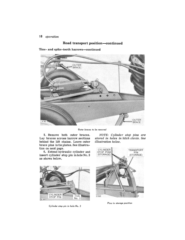 John Deere F930H Hydraulic Wheel Drawbar Cart & Attachments Operator’s Manual (OMA12479) Workshop Guide