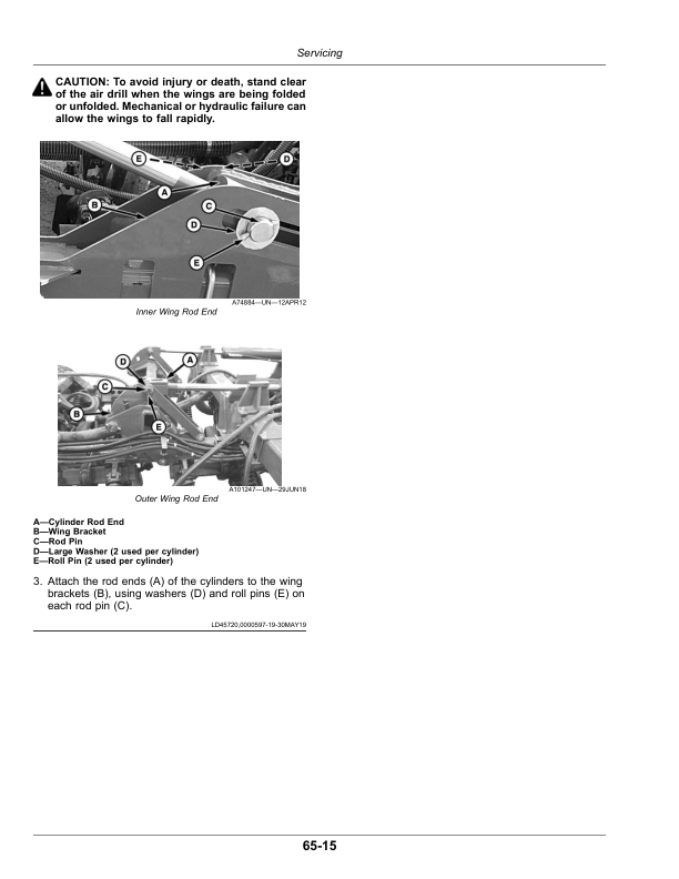 John Deere 1890 No-Till Air Drill 15.2 m (50 ft), 18.3 m (60 ft) Operator’s Manual (OMA125574) Workshop Guide