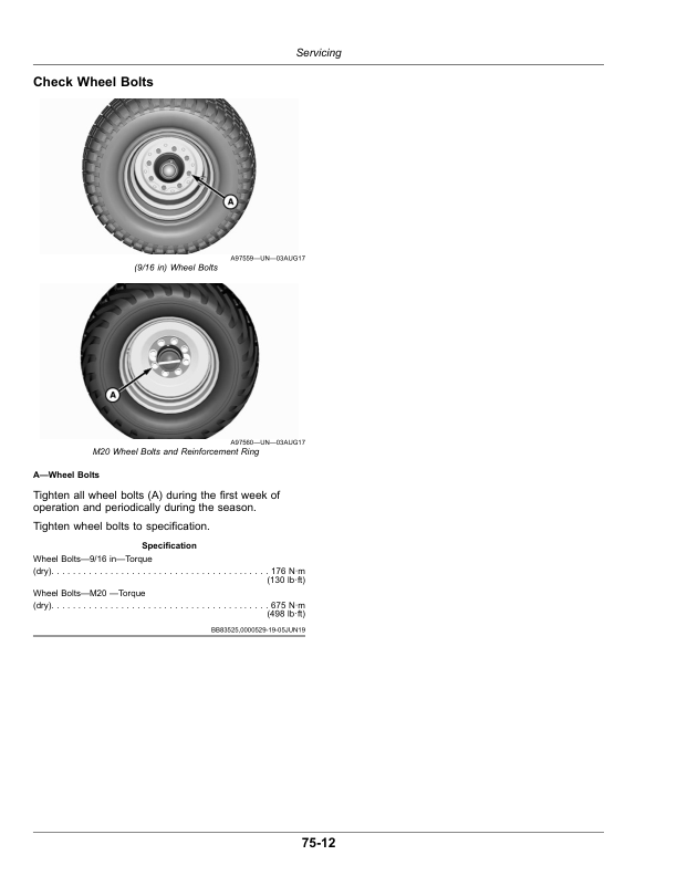 John Deere N560F No-Till Air Drill (790101-795100) (North American) Operator’s Manual (OMA125673) Workshop Guide