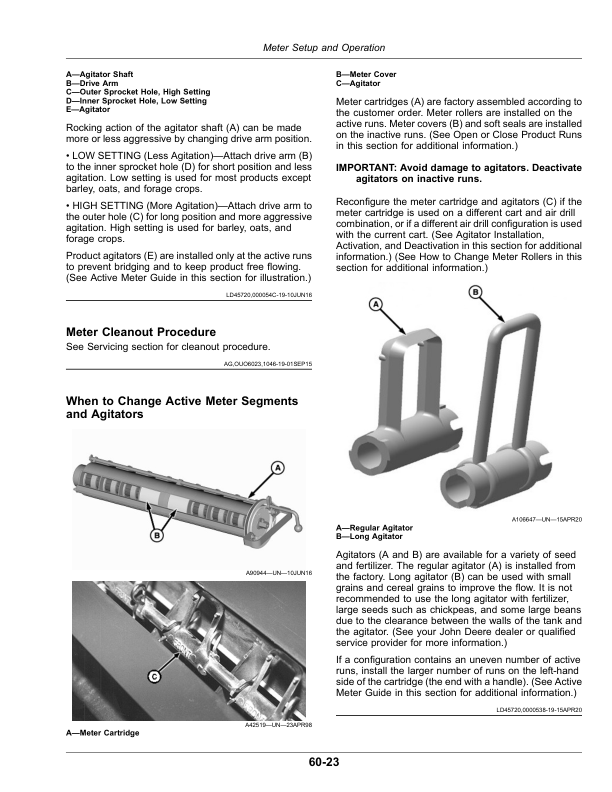John Deere 1910 Commodity Air Cart (790101-) Operator’s Manual (OMA125693) Workshop Guide
