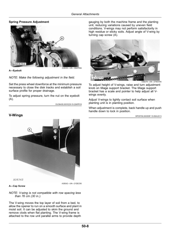 John Deere Deere/Orthman Planters with ExactEmerge, MaxEmerge 5e Seed Meters (790101-) Operator’s Manual (OMA125907) Workshop Guide