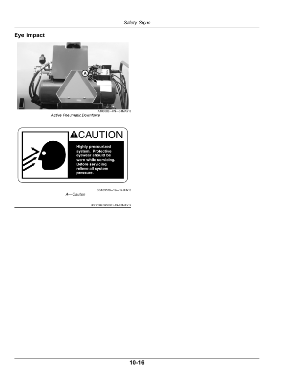 John Deere DB44, DB60, DB66, DB80, DB88, DB90, DB120 DB Series MaxEmerge 5 Planters (790101-) Operator’s Manual (OMA126157) Workshop Guide