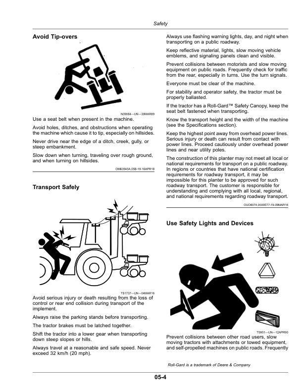 John Deere 1725NT Planter with ExactEmerge or MaxEmerge 5e (795101-) (North America) Operator’s Manual (OMA129560) Workshop Guide