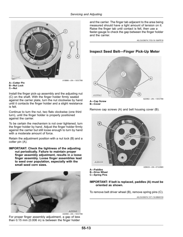 John Deere 1775 Planter with MaxEmerge 5 (795101-) (North America) Operator’s Manual (OMA129873) Workshop Guide
