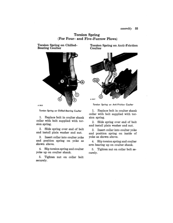 John Deere F130 Series High-Clearance Integral Moldboard Plows Operator’s Manual (OMA13044) Workshop Guide