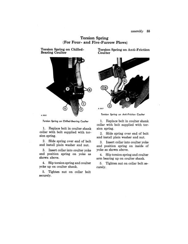 John Deere F130 Series High-Clearance Integral Moldboard Plows Operator’s Manual (OMA13044) Workshop Guide