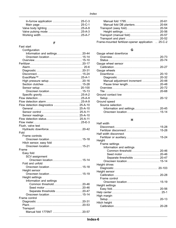 John Deere Planter SeedStar 4 Monitor (Worldwide Edition) Operator’s Manual (OMA133413) Workshop Guide