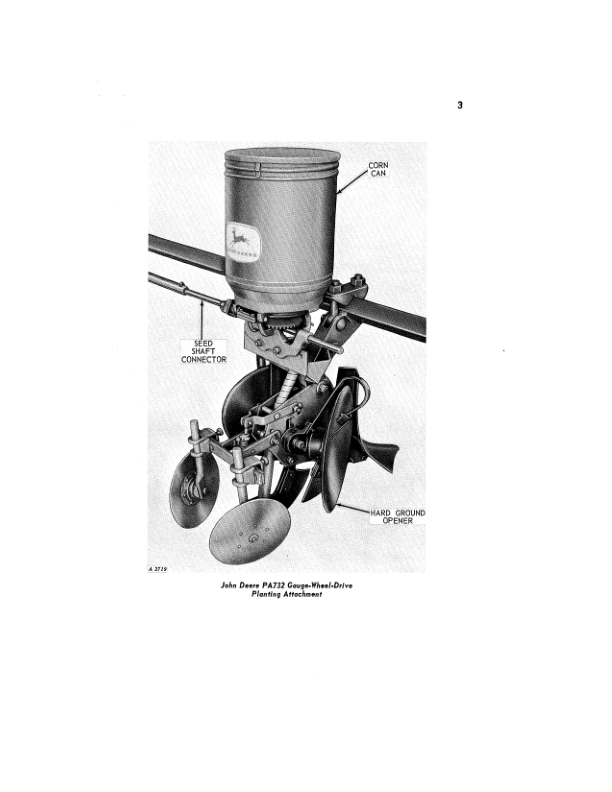 John Deere PA700 Series Planting Attachments Operator’s Manual (OMA13445) Workshop Guide