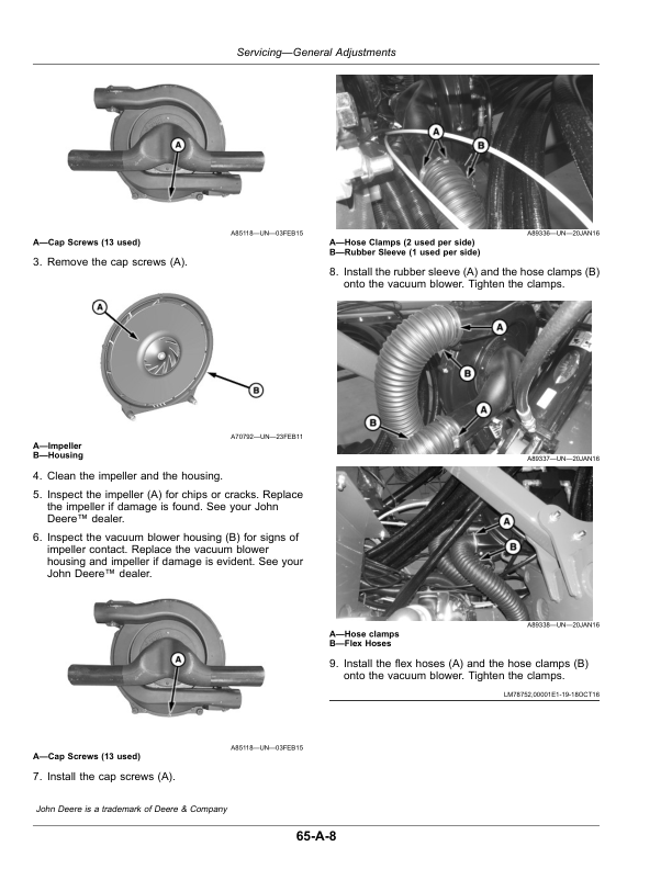 John Deere Precision Upgrades, Universal Solutions – MP512, MP516 (805101-) Operator’s Manual (OMA137220) Workshop Guide