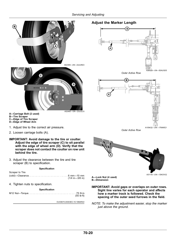 John Deere 1795 Planter with MaxEmerge 5 (805101-) (North American) Operator’s Manual (OMA137856) Workshop Guide