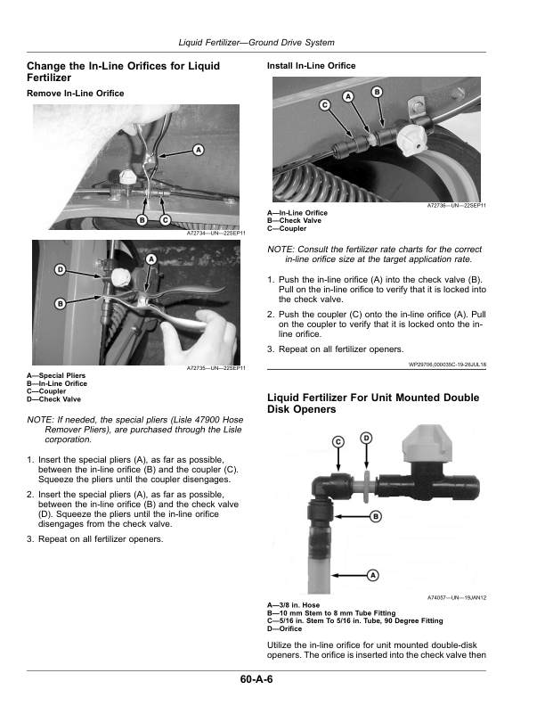 John Deere DB Series Planters with ExactEmerge or MaxEmerge 5e (805101-) (Export Edition) Operator’s Manual (OMA137905) Workshop Guide