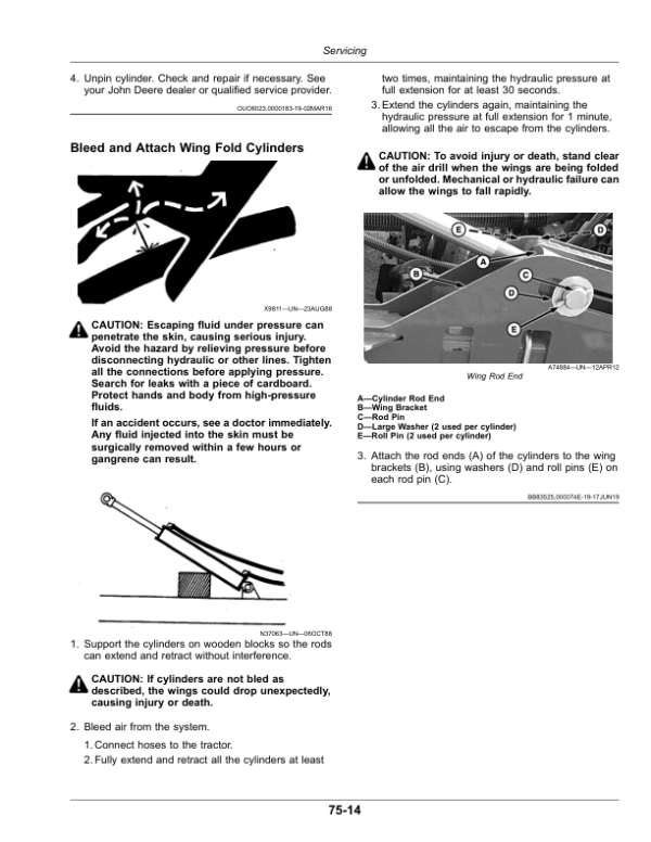 John Deere N500F Series No-Till Air Drills (805101-) (North American) Operator’s Manual (OMA138067) Workshop Guide