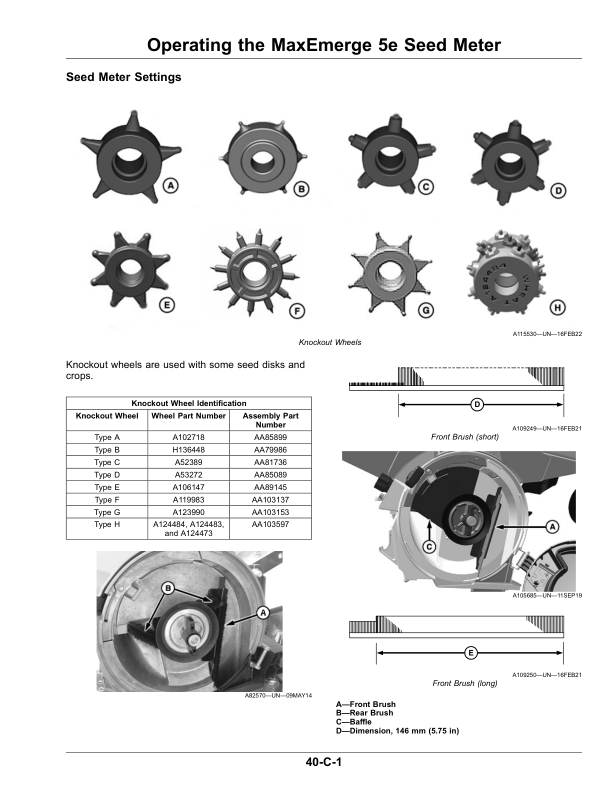 John Deere DB Series Planters with ExactEmerge or MaxEmerge 5e (810101-) (North American) Operator’s Manual (OMA142897) Workshop Guide