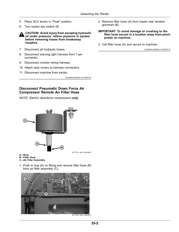 John Deere Deere/Orthman 12X2 Twin-Row Planter with MaxEmerge 5 Seed Meters (810101-) (North American) Operator’s Manual (OMA142924) Workshop Guide