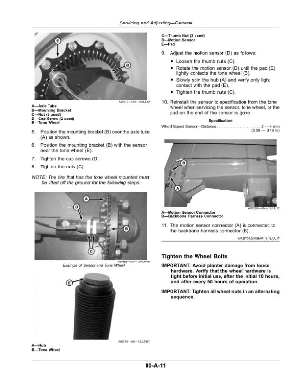 John Deere DB Series Planters with MaxEmerge 5 (810101-)(North American) Operator’s Manual (OMA143010) Workshop Guide