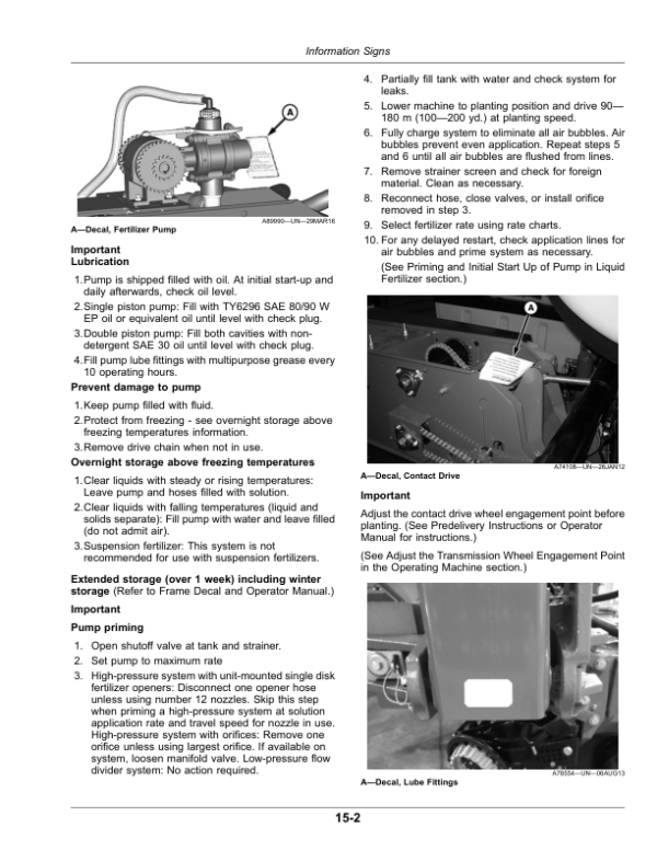 John Deere 1765, 1765NT Planter with MaxEmerge 5 (810101-,) (North American) Operator’s Manual (OMA143247) Workshop Guide