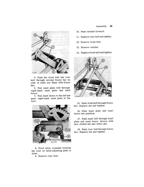John Deere F115, F125 Series Integral Moldboard Plows Operator’s Manual (OMA15914) Workshop Guide