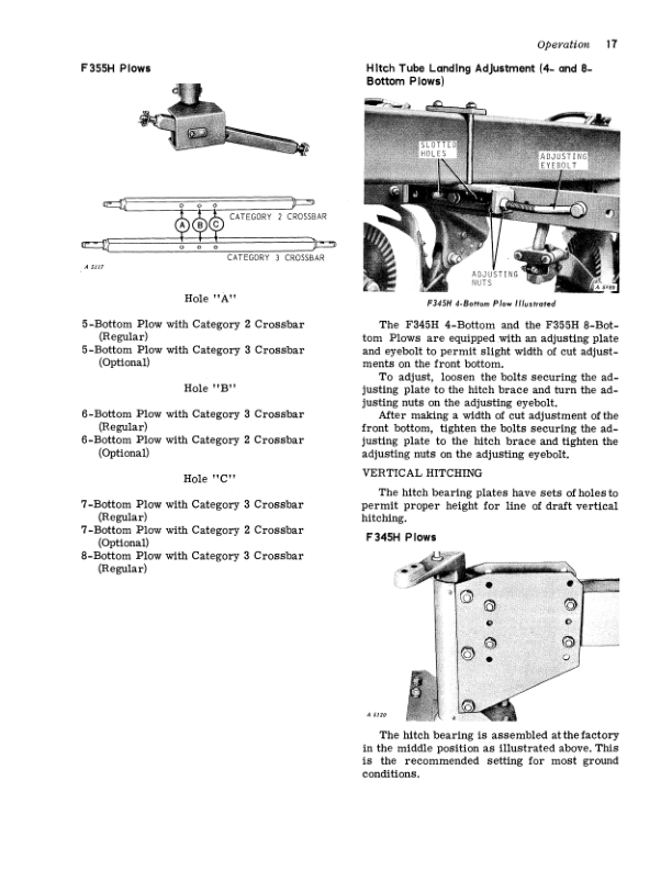 John Deere F345H, F355H Series MoldBoard Plows Operator’s Manual (OMA15948) Workshop Guide