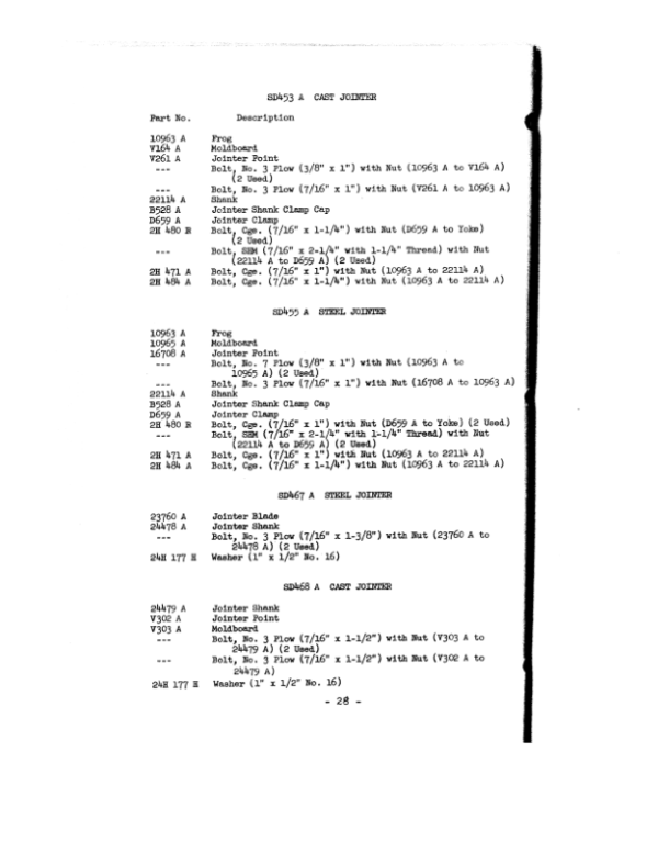 John Deere No.57 Series 3-Bottom Tractor – Drawn Plow (57, 57G, 57H, 57GH Plows) Operator’s Manual (OMA24549) Workshop Guide
