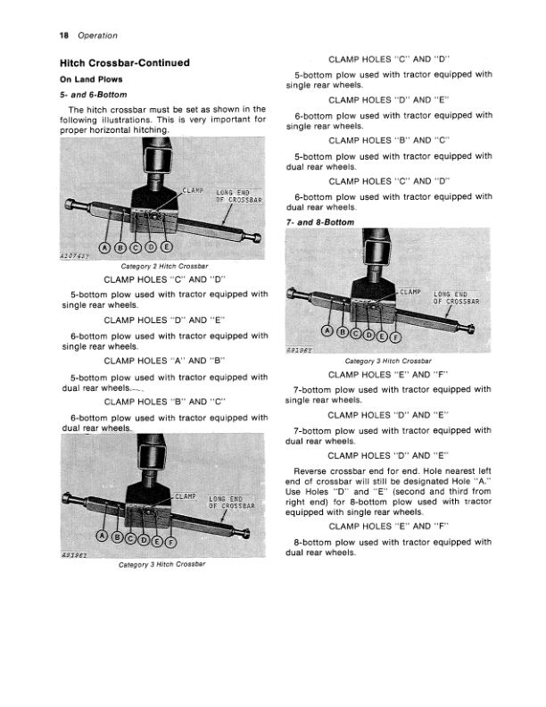 John Deere 2500 Power-Reset Semi-Integral Moldboard Plow Operator’s Manual (OMA27348) Workshop Guide