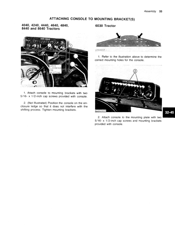 John Deere Electronic Seed Monitor Operator’s Manual (OMA38237) Workshop Guide