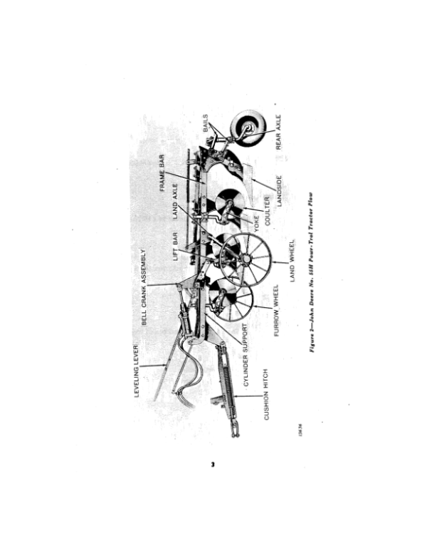 John Deere Four-Bottom Tractor Plows Nos. 55B, 55H Special Operator’s Manual (OMA38651) Workshop Guide