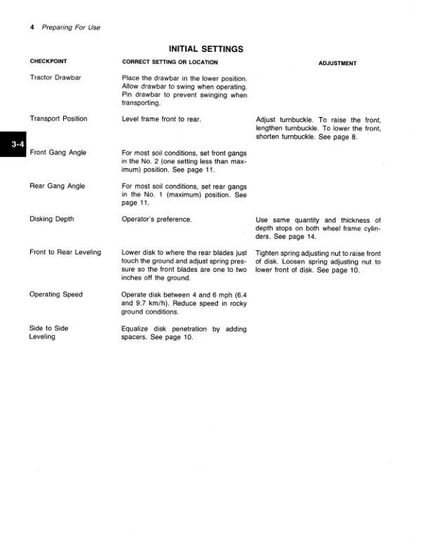 John Deere 440 Offset Disk Operator’s Manual (OMA38865) Workshop Guide