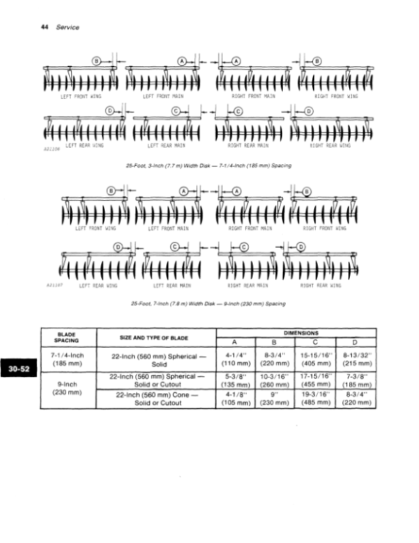 John Deere 235 Wing-Fold Disk Operator’s Manual (OMA42244) Workshop Guide
