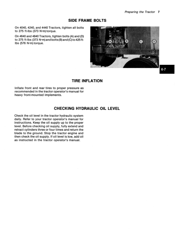John Deere 534, 544 Agricultural Bulldozer Operator’s Manual (OMA44885) Workshop Guide