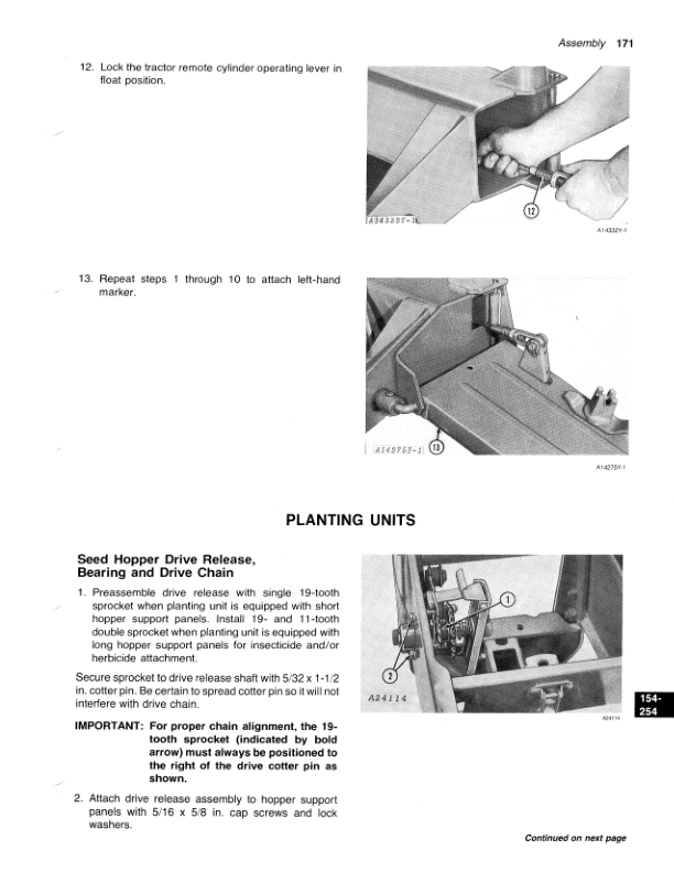 John Deere 7000 Drawn (Cotton & Corn) Planters 6RW, 8RN, 8RW, 12RN Operator’s Manual (OMA45339) Workshop Guide