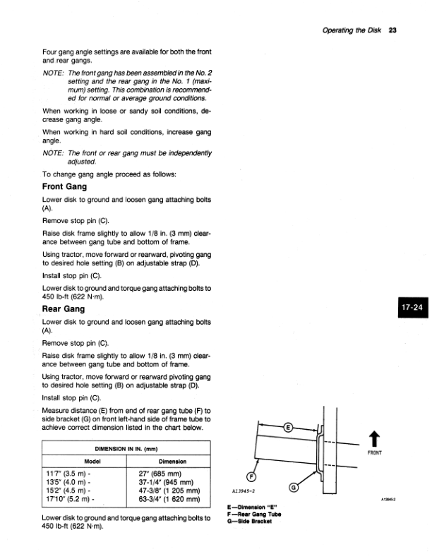 John Deere 455 Offset Harrow Disk Operator’s Manual (OMA46594) Workshop Guide