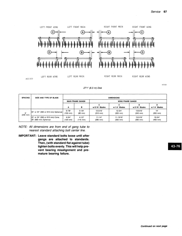 John Deere 335 Wing-Fold Power-Flex Disk Operator’s Manual (OMA48057) Workshop Guide