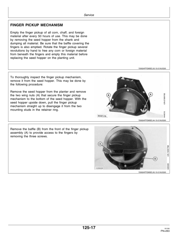 John Deere 1770 Drawn Planters (670101-685100) Operator’s Manual (OMA56580) Workshop Guide
