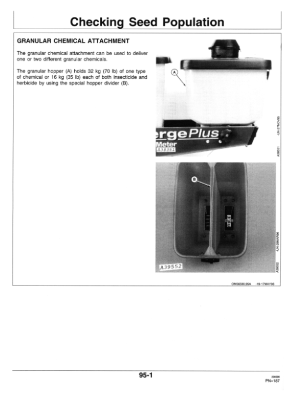 John Deere 1760 Drawn Planter (670101-670999) Operator’s Manual (OMA56592) Workshop Guide
