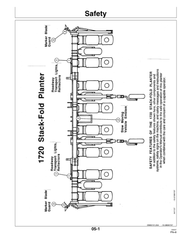 John Deere 1720 Integral Planter (670101-675999) Operator’s Manual (OMA60131) Workshop Guide