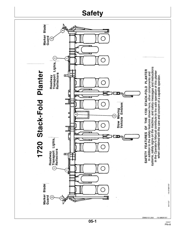 John Deere 1720 Integral Planter (670101-675999) Operator’s Manual (OMA60131) Workshop Guide