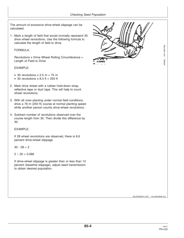 John Deere 1770 Drawn Planters (695101-) Operator’s Manual (OMA70310) Workshop Guide